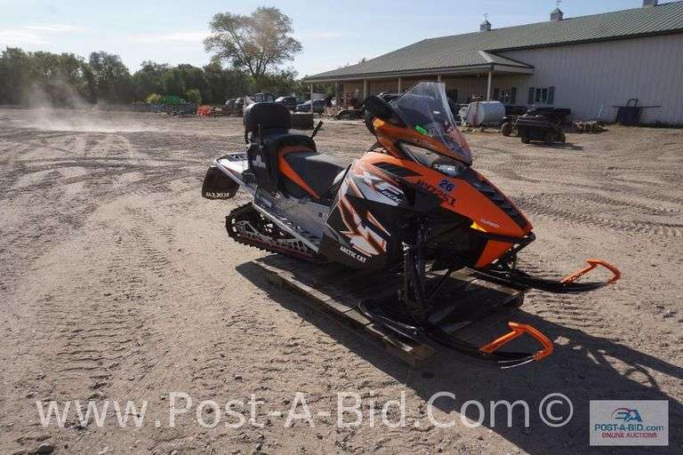 2012 Arctic Cat 1100 XF Snowmobile With Turbo 4 Stroke Motor, 5,305 Miles,
