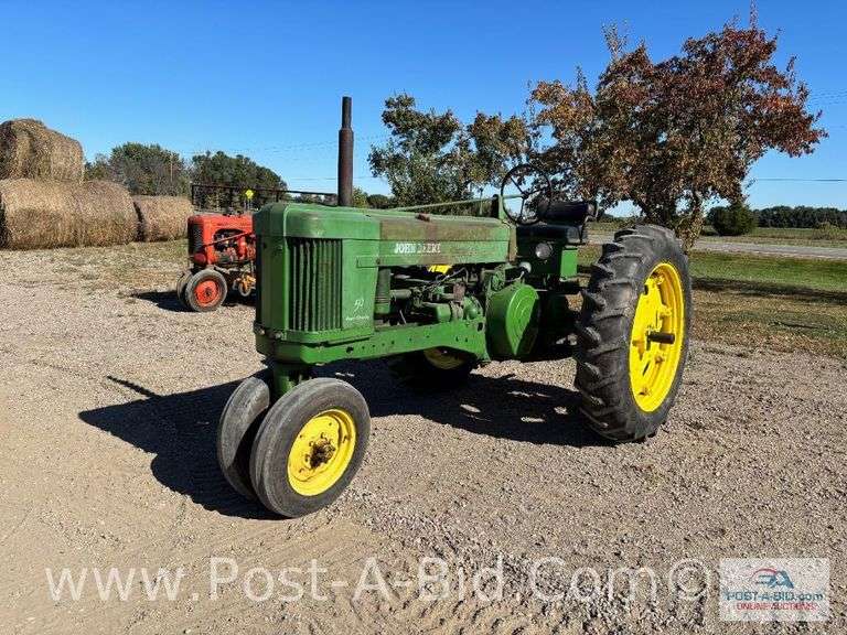 John Deere Model 50 Tractor With Powersteering, Live Power Lights, Work, 13