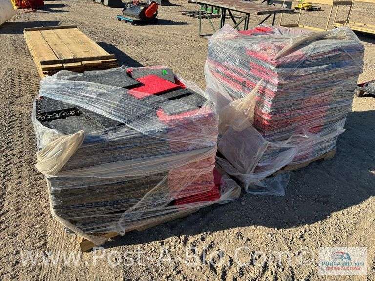 Approx. 1400-1500 Sq. Ft. Of Inter Locking Race Deck Garage Flooring.