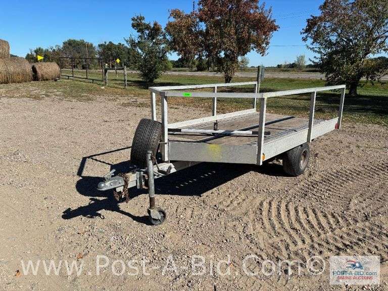 Shop Built Aluminum Trailer, 56" x 8' With Lifetime License ABYT055, Tax An