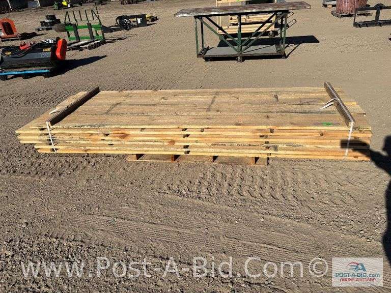 Pallet Of Rough Sawn Approx. 128' Long, Owner Stated, "Approx. 240 Sq. Ft."