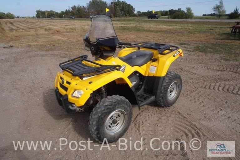 2007 Can-Am 400 Outlander 4 x 4 Fourwheeler With 1,679 Original Miles, 1 Ow