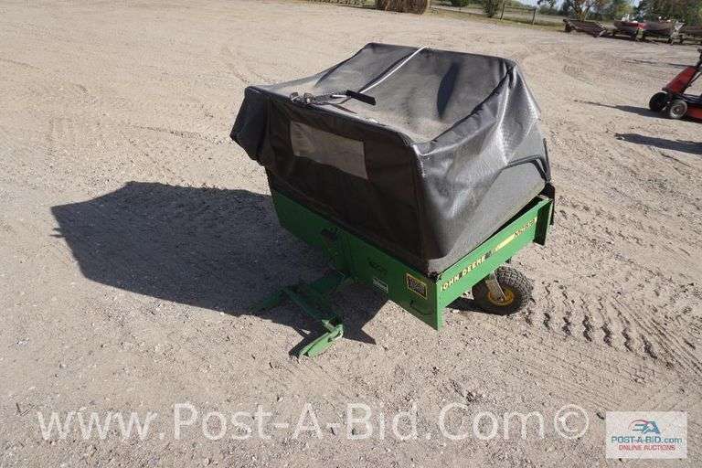 John Deere MC519 Bagger Trailer, Owner Stated, "Needs Tires."