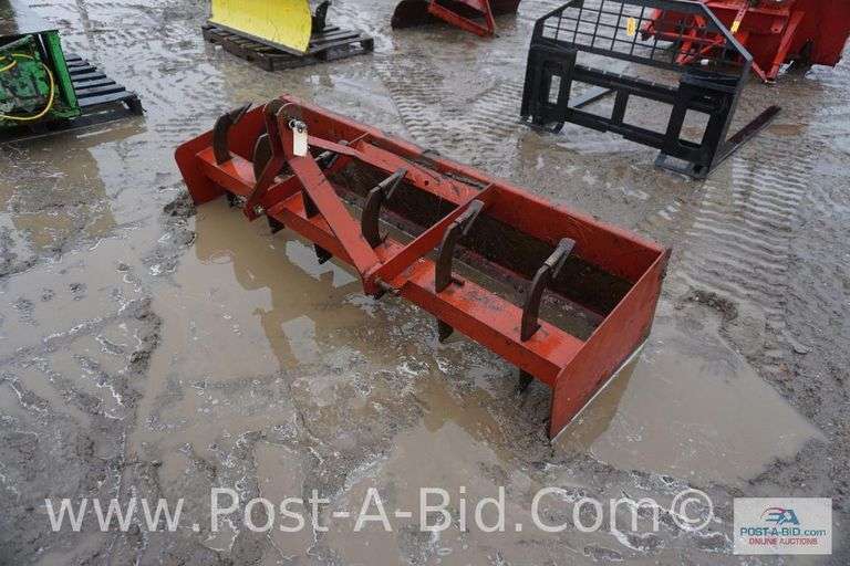 6' Box Blade With 3 Point Hook Up.