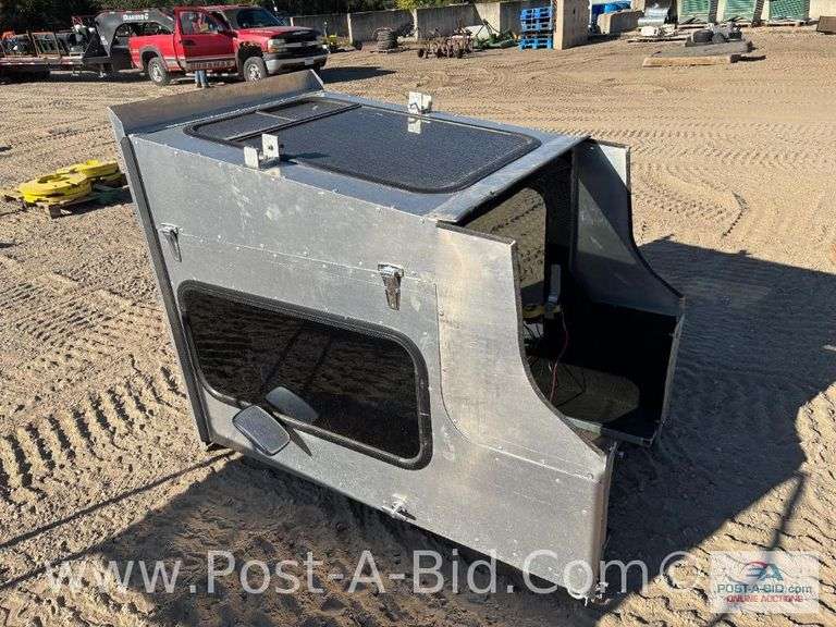 Compact Tractor Cab, 65" x 56" With Heater Attached.