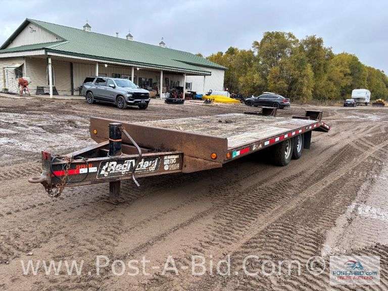 2006 Redi Haul 22' Tandem Axle Deckover Trailer (17' Deck + 5' Dove Tail),
