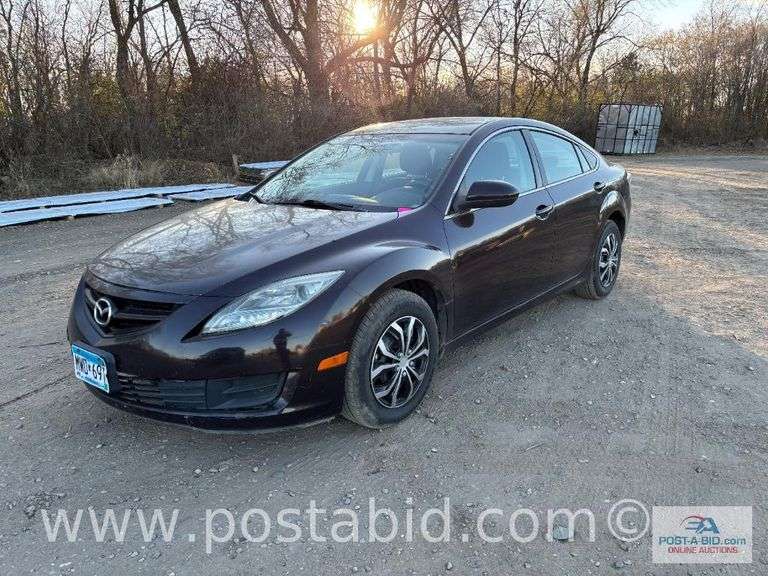 2009 Mazda 6 4 Door Car, With 204,105 Miles 4 Cylinder Motor, Newer Tires/B
