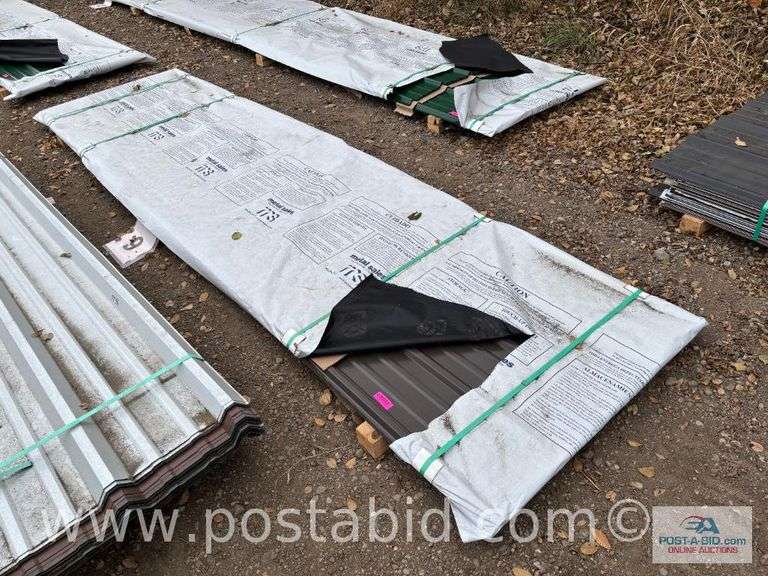 Pro Panel II 36 29 Ga GR80 CF45 Burnished Slate Sheet Metal, Approx. 14 Pie