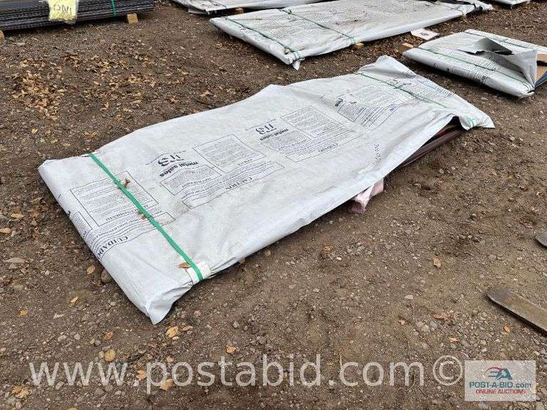 Classic Rib 36 29 Ga GR80 CF45 Brown Sheet Metal, Approx. 12 Pieces At 7'7"