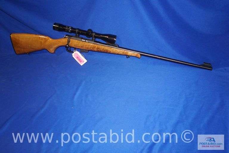 Czech Republic .22 Caliber WMR Rifle With Magazine, Redfield 3x-9x Scope. S