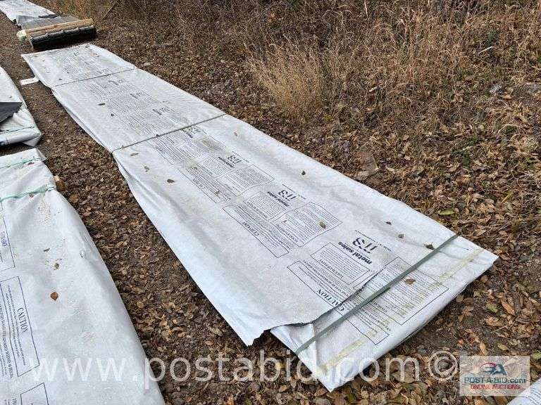 Strong Panel 36 29 Ga G90 CF45 Bright White Sheet Metal, "Damaged," Approx.