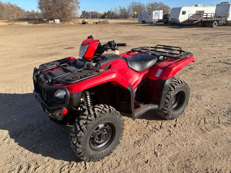 2017 Honda Foreman 500 ES 4 x 4 Fourwheeler, With Fuel Injection