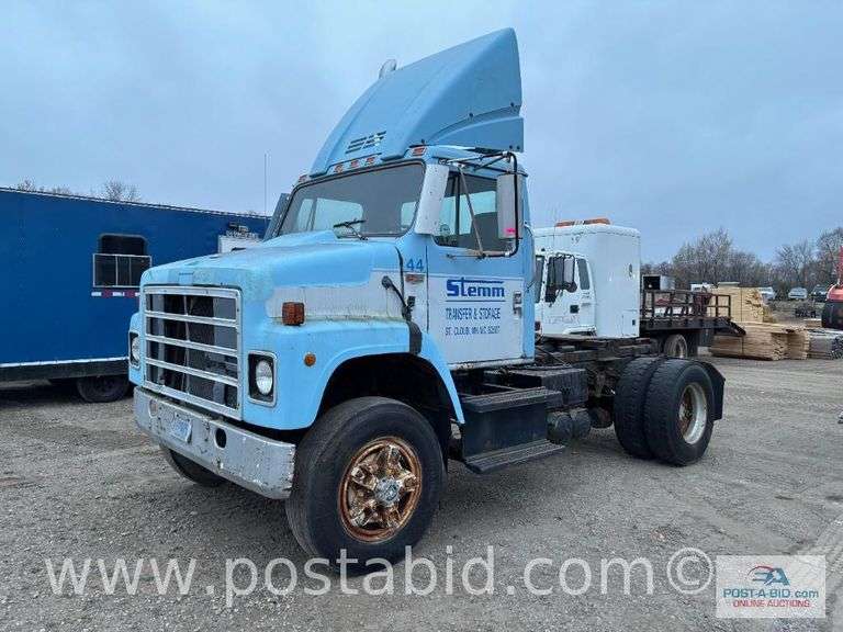 1985 International S 2300 Semi With 65,349 Miles On Odometer, Diesel Motor,