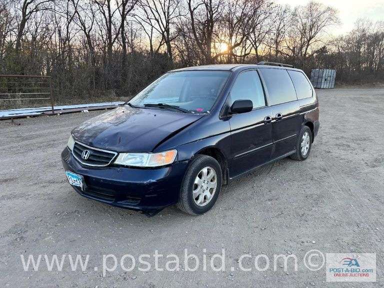 2004 Honda Odyssey Van, With 237, 910 Miles, 3.5 L Motor, PW, PL, PM, AM/FM