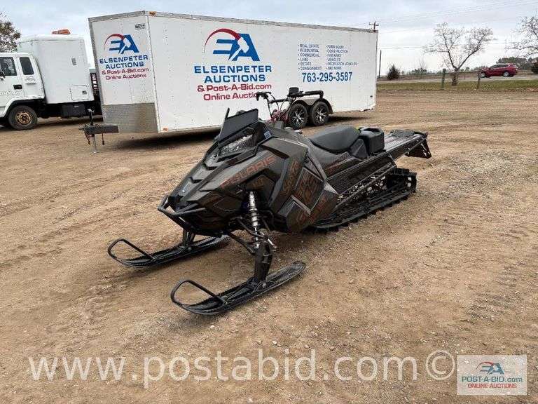 2016 Polaris RMK 800 Snowmobile With 1285 Miles, Owner Stated, "Does Not Ha