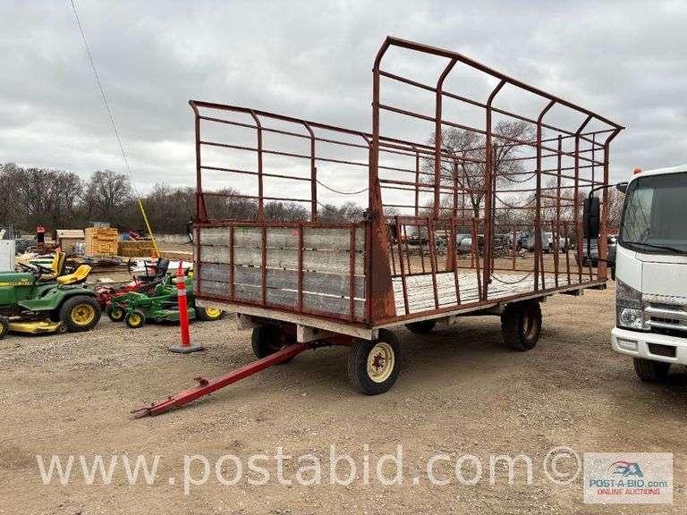 H And S 18' Throw Rack With MN 6 Ton Running Gear, 6 Bolt Rim.