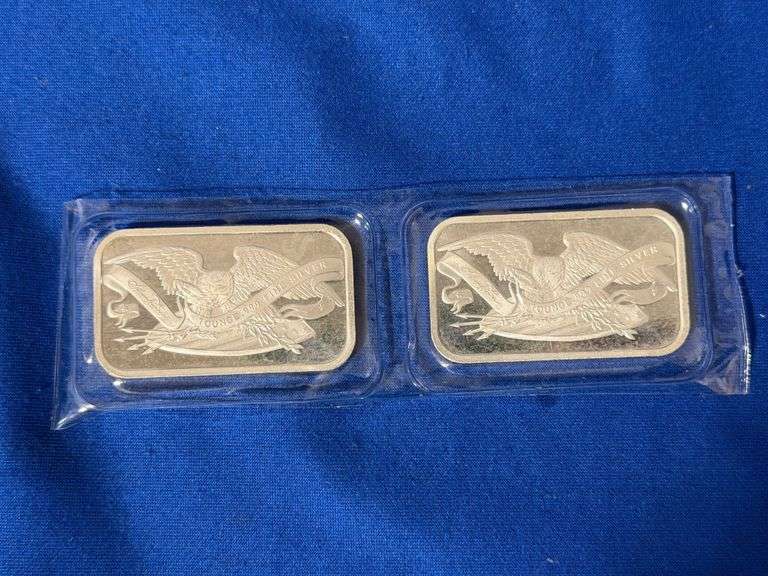 (2) 1 OZ .999 Fine Silver Bars,Siver Towne Edition. 2 Total Ounces.Bought From JM Bullion.