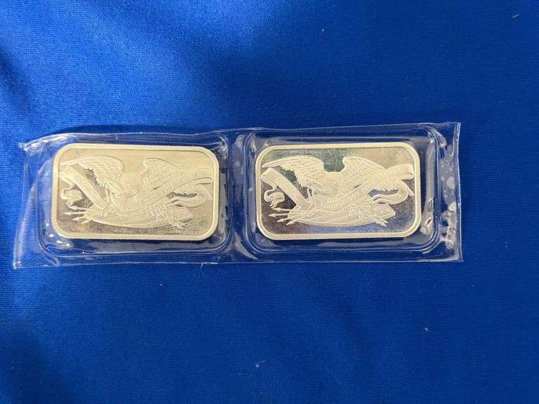 (2) 1 OZ .999 Fine Silver Bars,Siver Towne Edition. 2 Total Ounces.Bought From JM Bullion.