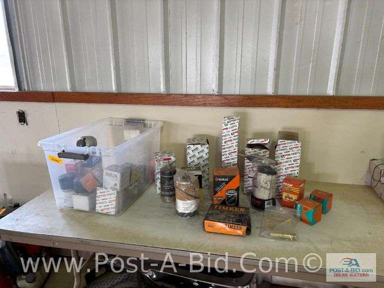 Lot Of Misc Oil Filters, Including Manitou Oil Filters, Kubota And More.