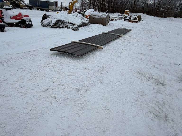 Lot Of Color Burnished Slate Sheet Metal. Approx. 