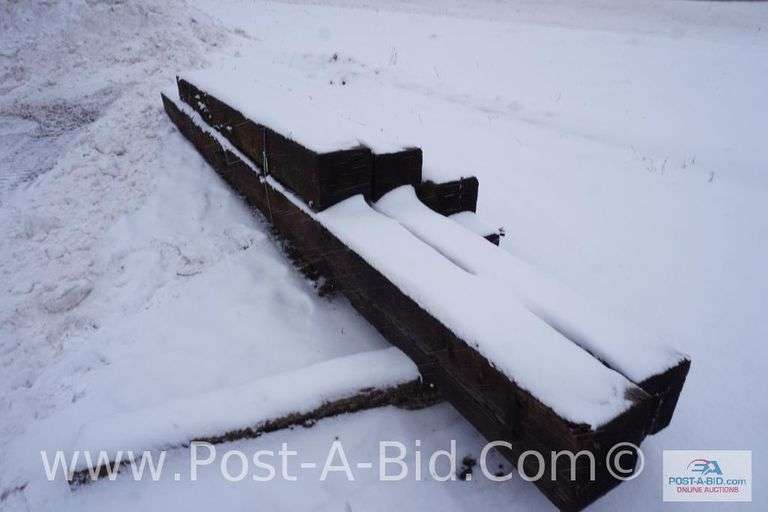 Lot Of Misc. Bridge Timbers, Approx. 12'-20', Inspect For Size, Quality, And Quantity.