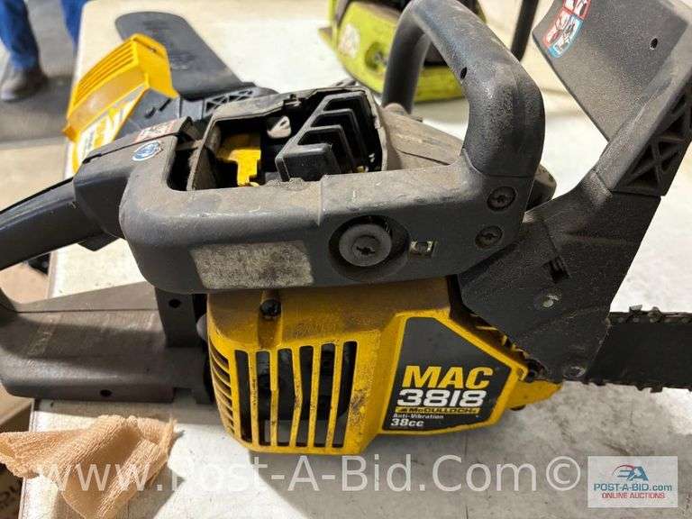 McCullan 16" And Poulan 16" Saws For Parts.