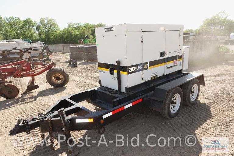 Zieglar Cat Power Plant With Isuzu 4.3 L 55.2 HP Diesel Motor, 3 Phase