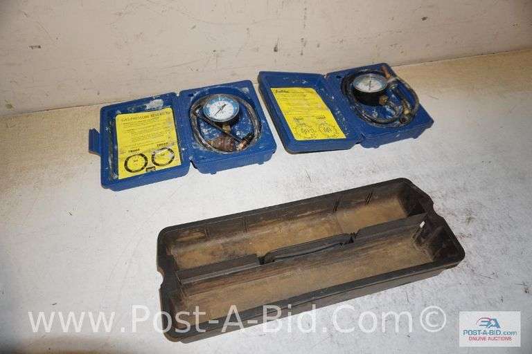 2-Ritchie Yellow Jacket Gas Pressure Kits, In Husky Tote.