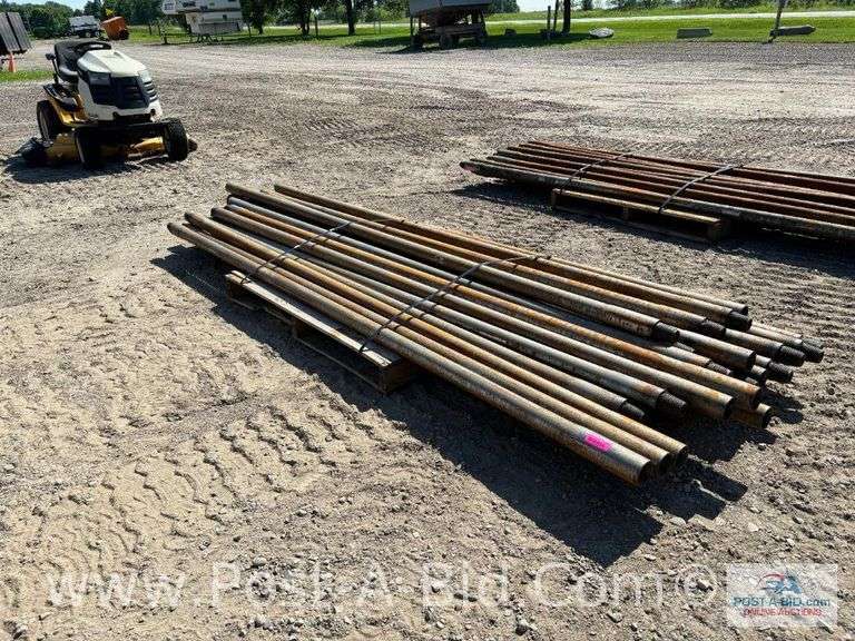 Pallet Of Approx. 25-10' Drill Rods.