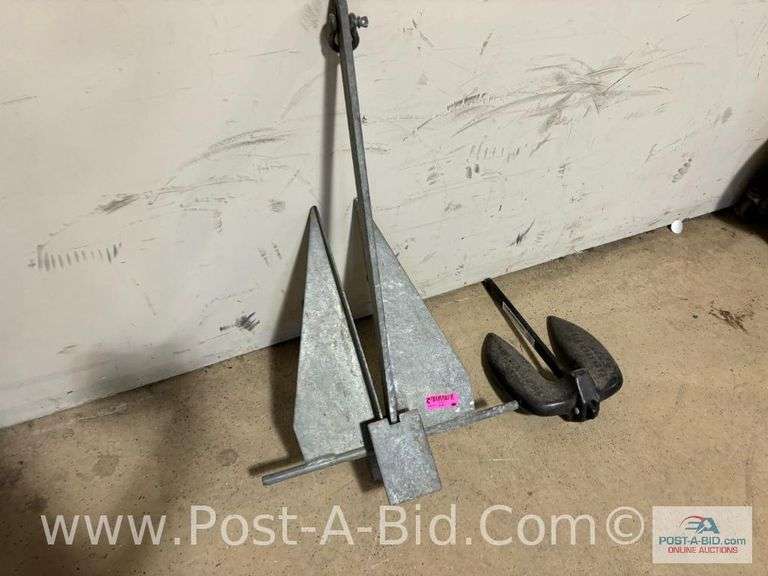 2-Large Boat Anchors.