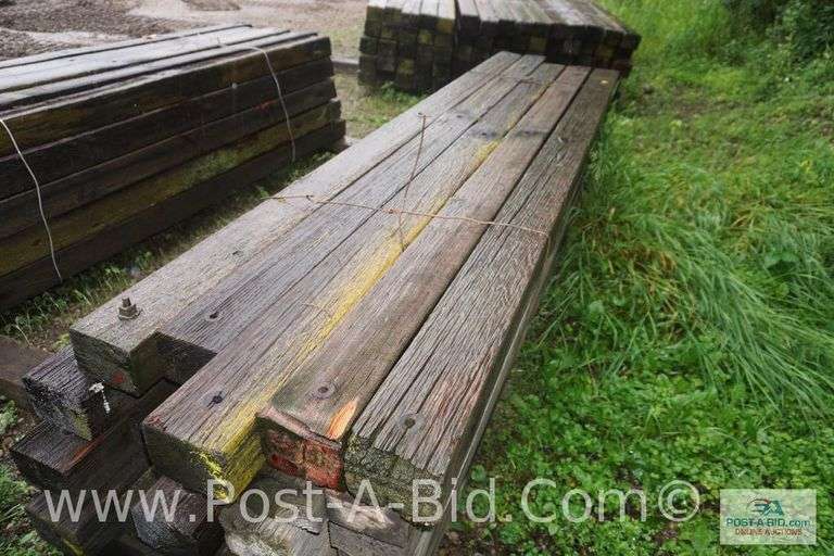 Bundle Of Wood 10' Cross Arms, Approx. 25 Each.