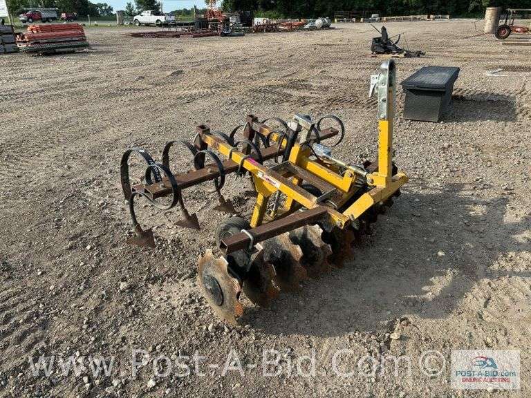 King Kutter Shop Modified Disc/Cultivator For Food Plots, Towable With Four