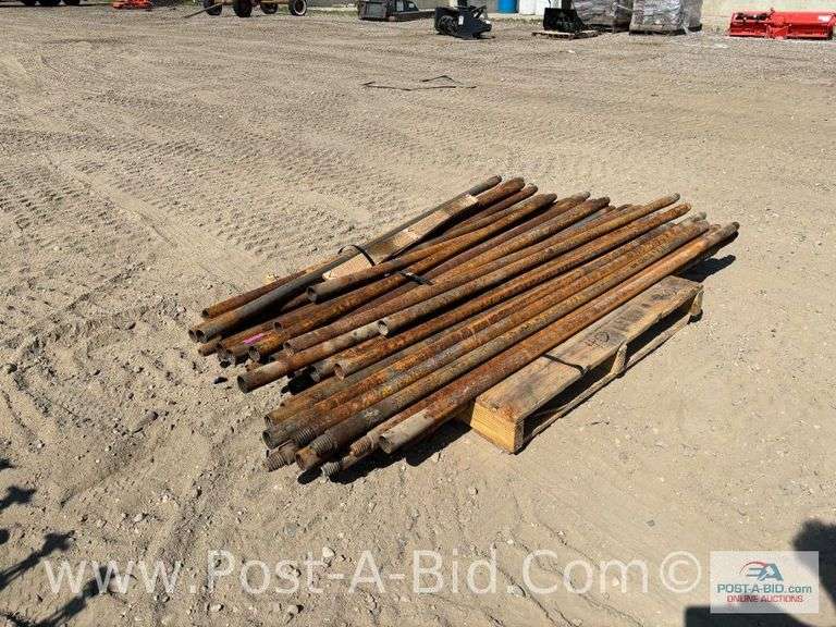 Pallet Of Approx. 40-6' Drill Rods.