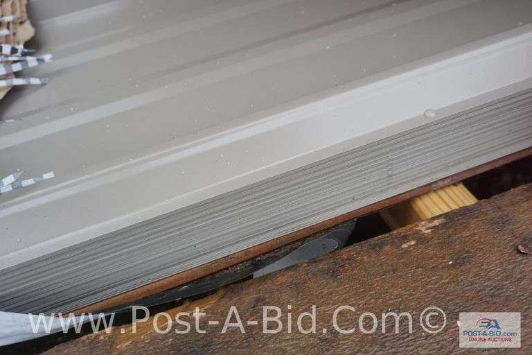 Classic Rib 36 29 Ga CF45 Taupe Sheet Metal, Approx. 62 Pieces At 3' Long,