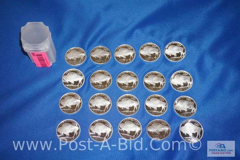 20- 1 Oz .999 Silver Rounds.