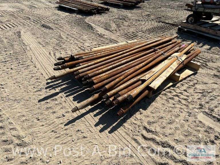 Pallet Of Approx. 40-6' Drill Rods.