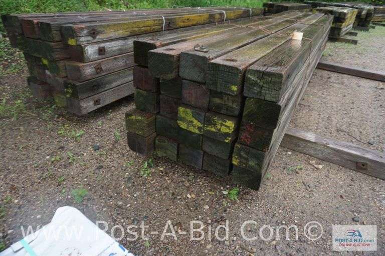 Bundles Of 14' Wood Cross Arms, Approx. 25 Each.