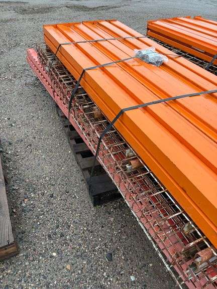 Pallet Racking 3-36" x 10' Sturdibuilt Uprights, 12-92" x 5" Sturdibuilt Beams, With 24-Sturdibuilt 