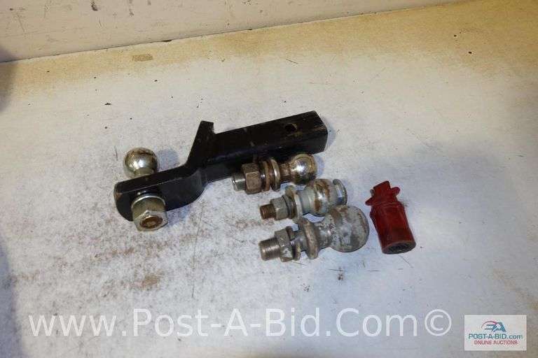 1-Receiver Hitch-1 7/8" Ball, 1-2" Hitch Ball, 1-2 5/16" Hitch Ball, 1-1 7/