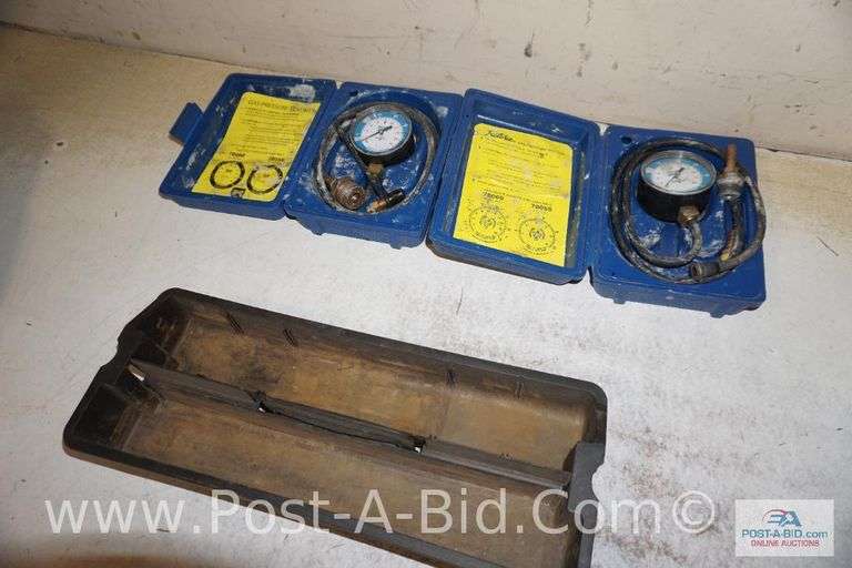 2-Ritchie Yellow Jacket Gas Pressure Kits, In Husky Tote.