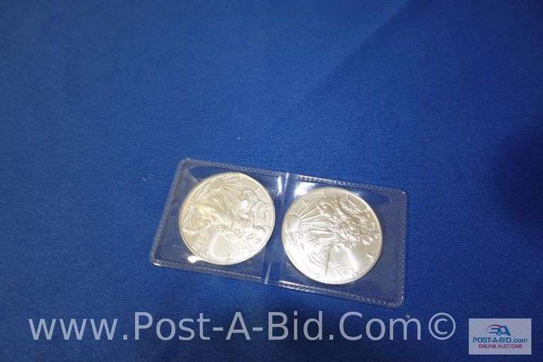 2-1 oz. .999 Fine Silver Rounds.