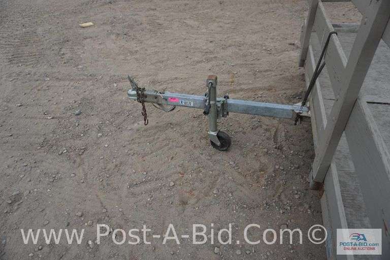 1989 Triton 8' x 8' Snowmobile Trailer With Stake Pockets And Sides. Lifeti