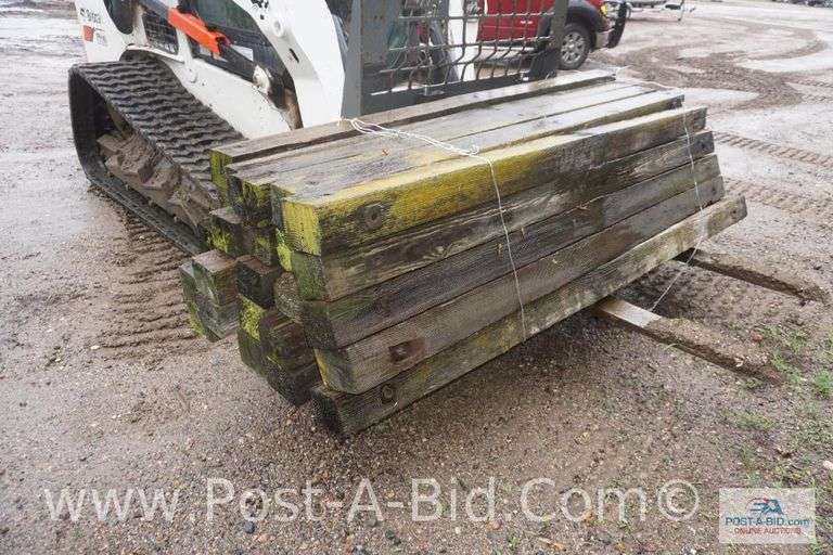 Bundle Of 8' Long Wood Cross Arms, Approx. 25 Each