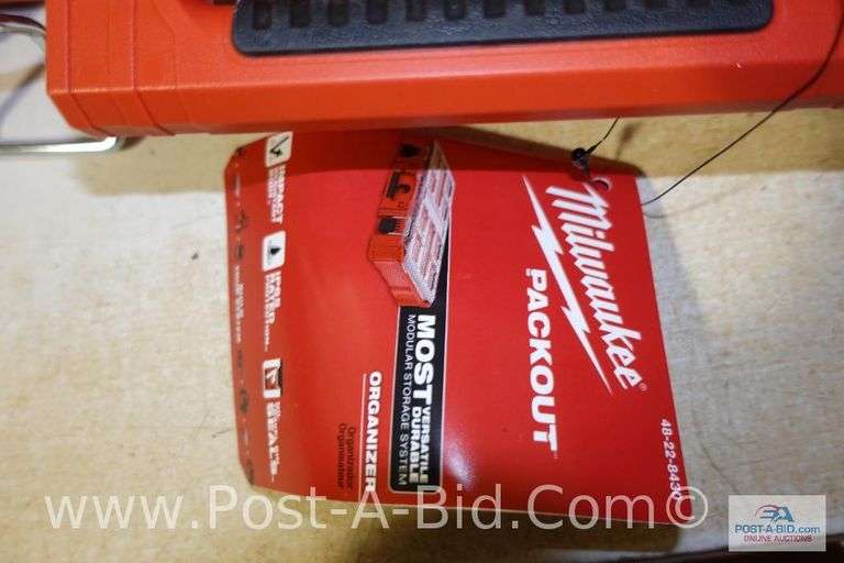 2-Milwaukee Packout Organizers, New.