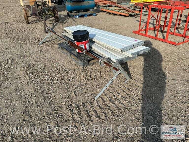 8' Wide x 7' Tall Garage Door, Owner Stated, "Complete Door, Took Out Of Sh