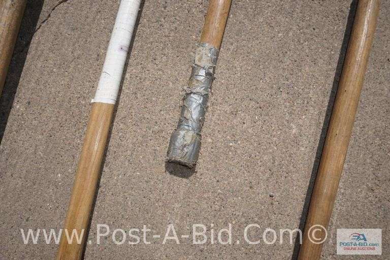Shovel, Sledgehammer, Conduit Bender, Broom, 2-Pick Axe.