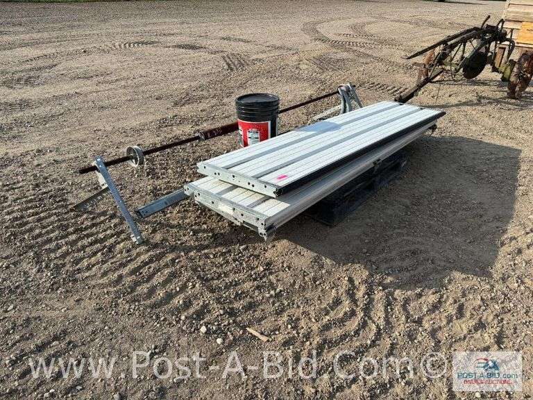 8' Wide x 7' Tall Garage Door, Owner Stated, "Complete Door, Took Out Of Sh