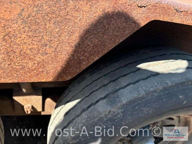 2015 Rice 18' Tandem Axle Trailer With Ramps, Pintle Hitch Hook Up, VIN# 4R