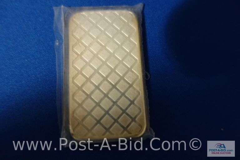 5 oz. Bar Of .999 Fine Silver.