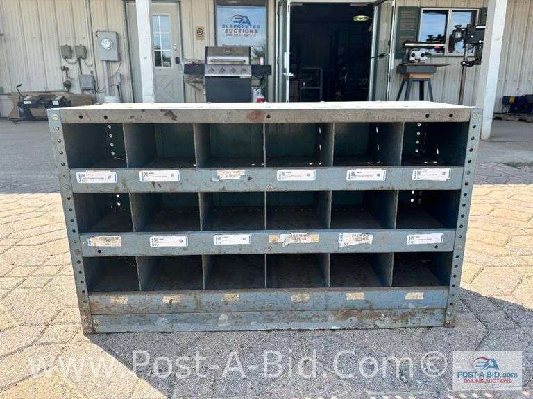 Bolt Bins 36" W x 12" D x 21" T.